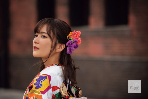 振袖ブランド『生田絵梨花 – Ikuta Erika – 振袖』のイメージモデルの画像
