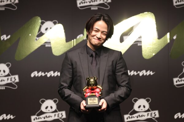anan AWARD 2023で受賞した際の画像
