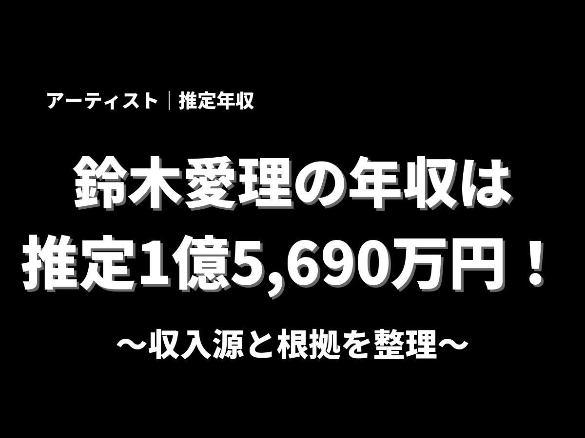 鈴木愛理の年収アイキャッチ画像